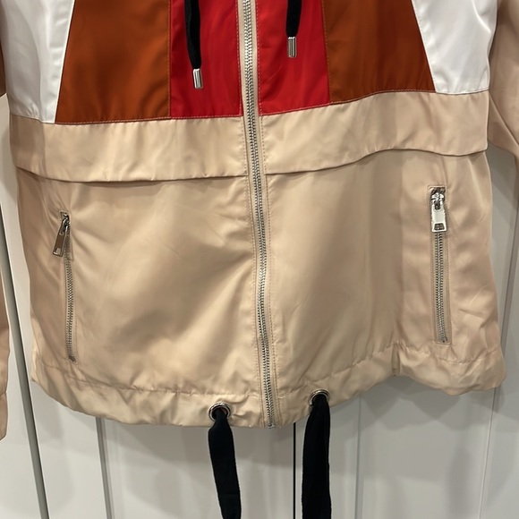 Maje Banela Color Block Windbreaker Jacket - Picture 5 of 14
